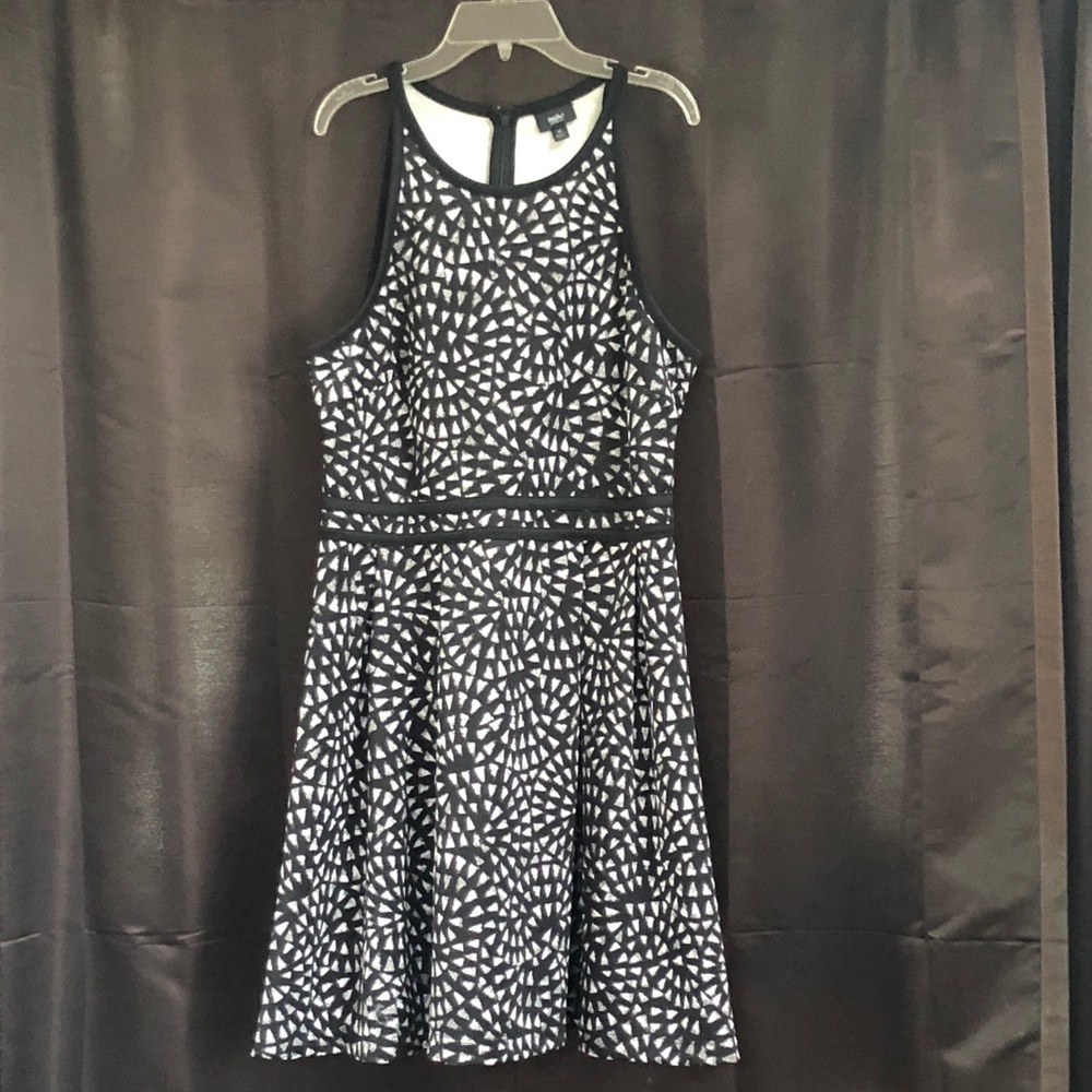 Mossimo black/white dress, Women's size L